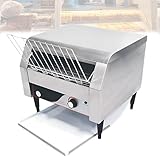 Feiphla Gewerblicher Bandtoaster, Schwer Duyty Edelstahl-Rotations-Toastmaschine, Intelligente Temperaturregelung, FüR Café, Hotel, Restaurant, FrüHstüCk 450Slices(Hour)