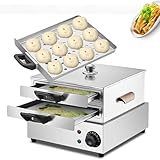 YXYLJOZ Elektrischer Reismehlrollen-Maker mit Timer und Dampfgarer für Hot Dogs und Brötchen, hitzebeständiger Griff