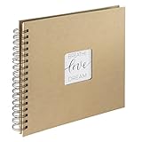 Spiral-Album 'Craft', 28x24 cm, 40 Kraftpapier-Seiten