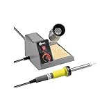 Goobay 51091 Analoge Lötstation AP2 / 48W Analoges Lötkolben Set / Einstellbare Temperatur 150 - 450 Grad / Feine Lötspitze Löten / Soldering Station