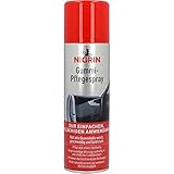 NIGRIN Gummipflege-Spray, Pflege für Gummiteile am Auto, pflegt und schützt nachhaltig, 300 ml