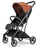 Osann Boogy Sportwagen-Buggy mit Liegefunktion ab Geburt bis 22 kg - inklusive Regenverdeck, Transporttasche und Babyschalen-Adapter // Caramel COLLECTION 2022