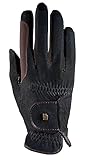 Roeckl Sports Reithandschuh Malta, Turnier Sommer Handschuh, Schwarz/Mokka 8