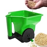 Husoiuy 3-Liter-Handstreuer | Leichter Und Wasserfester Rasen- Und Gartenstreuer | Sicherer Und Robuster Grassamenspender - Für Dünger Und Rasenpflege