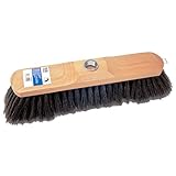 Profi Zimmerbesen Roßhaarmischung naturfarbig lackiert 28 cm