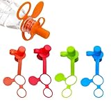 Générique Wasserflaschen-Adapter für Kinder und Kinder, wiederverwendbar, aus Silikon, Trinkbecher für Kinder, Reisebecher für Zuhause, Tages- und Outdoor-Aktivitäten