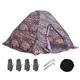 Outdoor-Zelt, einfaches Pop-Up-Zelt – Vorzelt, wasserdicht, UV-Schutz, sofortiger Aufbau, faltbarer Sonnenschutz für Strandmuschel, Ausflüge, Sportveranstaltungen, Festivals, Fotografie