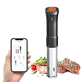 Inkbird Sous Vide Stick 1000 Watt,ISV-200W Sous Vide Garer App-Steuerung,360° Zirkulation,0℃-90℃ Temperatur