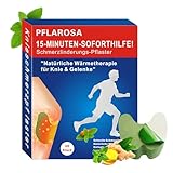 Pain Relief Patch, Kräuter Wärmepflaster 60 Stück für Knie, Rücken, Nacken, Natürliche Schmerzlinderung bei Muskelgelenkschmerzen, Muskelkater, Thermotherapie-Pflaster mit Moxa-Wirkung