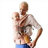 Beco Gemini 2.0 Babytrage für Neugeborene bis Kleinkinder (3–15 kg) mit M-Cloud™ Stütze – Ergonomische 4-in-1 Komforttrage, Hüftfreundlich zertifiziert, Verstellbar für alle Eltern - Pink