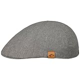 CHILLOUTS Shelton Hat, Schiebermütze aus 100% Baumwolle, Herren Flat Cap, S-M, grau