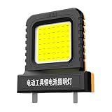 Hochleistungs-flutlicht Für Alle Elektrowerkzeug-akkus, Akku Arbeitsleuchte Led, Arbeitsleuchte Werkstatt Mit Stecker, 21V Wassergeschützte Beleuchtung Mit Einfacher Handhabung, Für Keller Werkstatt G