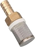 GJHGNFRDK Rückschlagventil-Sieb aus Messing, Messing Edelstahl Schlauch Vorfilter 6-19mm for Garten Bewässerung Auto Waschen Aquarium Pumpe(6mm)