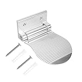 ARTIBETTER 1 Satz Badezimmer Fußhocker Fuß Rasierregal kleine Dose Badetasse tragbare Dusche badezimmermöbel badmöbel Fußstütze aus Edelstahl rutschfeste Fußstütze Rostfreier Stahl Silver