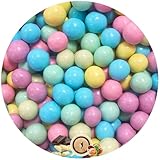 EinsSein 0,7kg Schokobälle bunt glanz Gastgeschenke Hochzeit Schokolade für die Gäste | Schokokugeln Bälle Schoko | Süßigkeiten Kindergeburtstag, Party, Taufe, Kommunion, Konfirmation| essbare Deko |