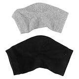 Cabilock 2 Paare Feuchtigkeitsspendende Gel Fersensocken Anti riss Knöchelschutz Atmungsaktiv Für Damen und Herren Flexibel Komfortabel Fußpflege Spa Socken