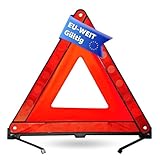 OwnWheel Notfalldreieck Warndreieck Auto & PKW - Rot - Notfall Pannendreieck - für StVO - bei Unfall & Panne