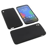 foto-kontor Tasche kompatibel mit Alcatel One Touch Idol 3 5.5 Gummi TPU Schutz Hülle Handytasche schwarz