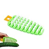 Flexible Obstbürste, Gemüsebürste, faltbar | Faltbare Bürsten für Obst und Gemüse in Karottenform mit mehreren Segmenten, Gemüsebürste, Obstreiniger für Lebensmittel