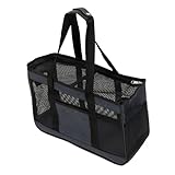 YARNOW Atmungsaktive Katzenträgers Tasche Waschbarer Tragbarer Haustier Transportbeutel Für Kleine Katzen Für Reisen Flugzeug Genehmigt Mit Verstellbarem Schultergurt
