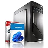 Silent PC SSD Computer Intel Core i5 4590S, 4 Kerne, 3.7 GHz - mit 3 Jahren Garantie! | 16GB | 512GB SSD | Intel HD 2xDP/VGA | WLAN | DVD±RW | USB 3.0 | Win11 64-Bit | MS Office | 6205
