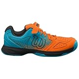 Wilson Kinder KAOS Bela K Orange Tig/Barr Reef/Bk Padelschuhe Padelschuh orange-türkis EU 32 2/3 NEU