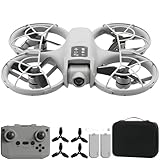 Mini Drohne mit Kamera HD 1080P für Kinder, RC Drone mit LED Lichter,Quadrocopter mit 3D Flips, Kopflosem Modus und 2 Akkus, 20 Min Lange Flugzeit, Spielzeug Drohne Helikopter für Kinder und Anfänger