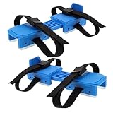 DINHEAROM 1 Paar Verstellbare Schlittschuhe Für Kinder Mit Doppelkufen, Schlittschuhkufenabdeckungen Mit Schnalle Für Junior-Skate-schutzausrüstung Für Outdoor-Skating