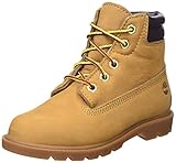 Timberland Unisex 6in Water Resistant Basic (Junior) Fashion Boot, Wheat, 39 EU