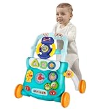 Supfine Baby Lauflernwagen, Baby Lauflernhilfe Mit Musik und Wassertank, Baby Spiel- und Laufwagen, Baby Walker Spielzeug für Kinder, Geschenk für Jungen und Mädchen (Grün)