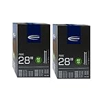 Schwalbe Unisex-Adult AV17 Fahrradschlauch, Schwarz, 28'