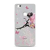 Handyhülle Für Huawei P10 Lite - Hülle - Transparente Schutzhülle mit Motiv - TPU Silikon Hülle - Case - Cover - Schale - Backcover - Bumper - Handytasche mit Muster (Fee)