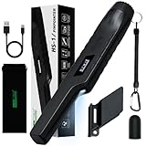 Hazlewolke Pinpointer Metalldetektor Aufladbar - Pinpointer Vollständig Wasserdicht mit Einer Taste Störungsbeseitigung, Superhet-Tec Pin Pointer Metallsucher Zubehör für Erwachsene & Kinder