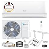 Kältebringer Split Klimaanlage Quick Connect - 12000 BTU (3,5 kW) - Inverter Klimagerät mit Heizfunktion, WiFi und App - bis 55qm - sehr leise - Set: 5m Kupferleitung, Kältemittel R32, Montagematerial