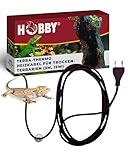HOBBY Terraristik Terra-Thermo I Heizkabel für Terrarien I 3 m 15 Watt I Wärmekabel zur Temperaturregulierung I doppelt silikonummantelt und wasserdicht I Terrarienheizung für Reptilien und Amphibien