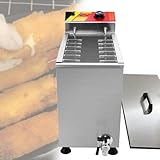 JMOZHCD 25L Käse Hot Dog Stick Maschine Edelstahl Automatische Corn Dog Fritteuse für Restaurant, Home Küche, Snack Bar