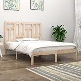 Youuihom Jugendbett Eckbetten Bettgestell Gästebetten Massivholzbett Kiefer 140x190 cm Geeignet für Bauernhaus, Schlafzimmer, Loft, Schlafzimmer