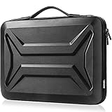 DOMISO 17,3 Zoll Laptoptasche Wasserdichte Schutzhülle mit Tragegriff für Dell Inspiron, Lenovo IdeaPad 300 Serie, HP Pavilion 17 /ENVY 17, ASUS Vivobook, Kratzfeste Laptop Sleeve, Schwarz