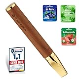 F.MERZCA® Rauchentwöhnung Atemholz mit leckerem Blaubeere, Erdbeere und Eukalyptus Mix Geschmack – 9× Filter MIT MEHR WIDERSTAND – Zigarettenersatz & Rauchfrei Hilfsmittel Nikotinfrei mit 900 Zügen