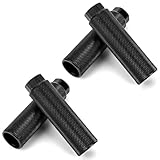 QWORK® 2 Paar Fahrrad Pegs, BMX Pegs, m10*1 Aluminiumlegierung 9 mm Gewindeloch, für BMX, Mountainbike, Rennrad, Stunt Pegs, 100 kg Traglast (schwarz)