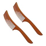 MUCKLILY 2Stücke Teiliges Förmiger Friseur Kammset Ultra Dünner Stylingkamm für Salon und Heimgebrauch Langlebige Haarkämme für Friseure und Persönliche