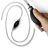 Power Maxed Kühlwasser Absaugpumpe Manuelle Handpumpe zum Umfüllen mit Rückschlagventil, Easy-Fix Steckverbindungen und 3/8 Zoll Flexi-Schläuchen POWERMAXED