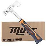 AMERICAN MUTT TOOLS Trockenbauhammer Beil mit 400 g Kopfgewicht und ergonomischem Griff - Drehhammer, Martillo Para Trockenbaubeil