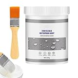 Skeadex Transparenter Wasserdichter Beschichtungsmittel, 300g Wasserdichte Isolier-Dichtstoff-Emulsion, Wasserdicht Dichtmasse, Isolierversiegelung für Badezimmer, Toilette, Fliesen, Wände, Dach