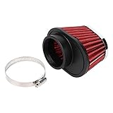 Motorrad Luftfilter, Pilzkopf Motor Luftfilter Filter Zubehör 51mm 55mm 60mm (51mm)