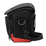 Hemobllo Mikrokameratasche Telefototasche Camcorder-Tasche Kamera-umhängetasche Kamera Zubehör Kamera Halter Tasche Digitalkameras Tragbare Kameratasche Aluminiumlegierung Black