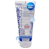 Joydivision Original AQUAglide 200 ml Gleitgel Natural, Kristallklares & Veganes Gleitmittel, pH-optimiert und latex- Kondom -kompatibel
