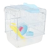 VILLFUL Hamsterschlosskäfig Hamsterkäfig Große Hamsterkäfige Hamsterhaus Großer Rattenkäfig Hamsterkäfige Kleiner Haustierkäfig Kleiner Hamsterkäfig Hamsterversteckkäfig