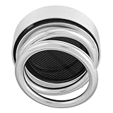 OUNONA Parfüm-Ornamente für Autos Automatische Aromatherapie suspendierte Aromatherapie auto Auto Duftspender Diffusor Solarheizungen Auto rotierende Aromatherapie Silver