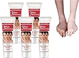 3 Tage Kojisäure-Whitening Feuchtigkeitscreme, dunkle Fleckenkorrekturcreme, Hautaufhellungscreme für dunkle Haut, Hautbleichcreme für empfindliche Gesichts- und Körperbereiche (5 Stück)